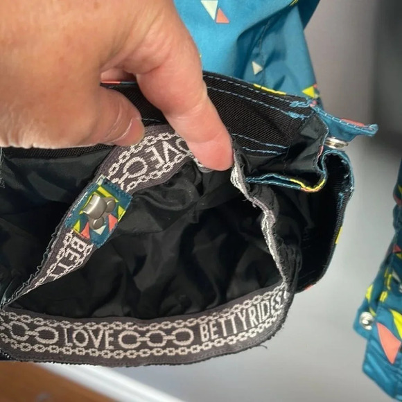 BETTY RIDES Mosiac Print Rocker Snowboard Ski Pant Teal Green 10K Waterproof S - Picture 6 of 16